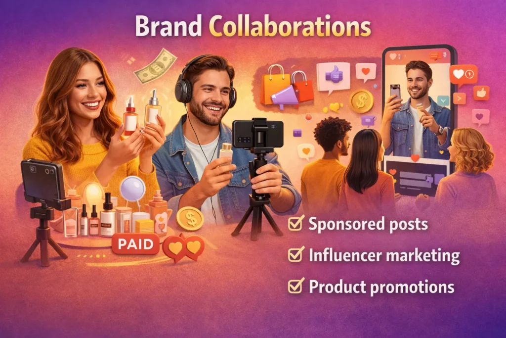 Instagram creators are promoting products through brand collaborations and sponsored posts.