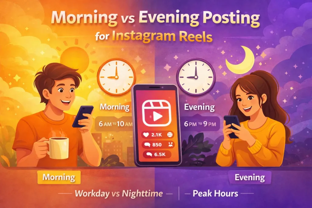 Best time to post Instagram Reels: morning or evening?