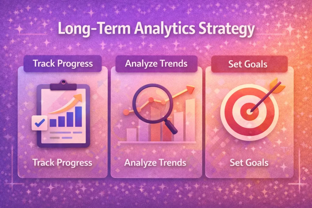 Instagram analytics strategy, including monthly reports, goal setting, and growth planning.