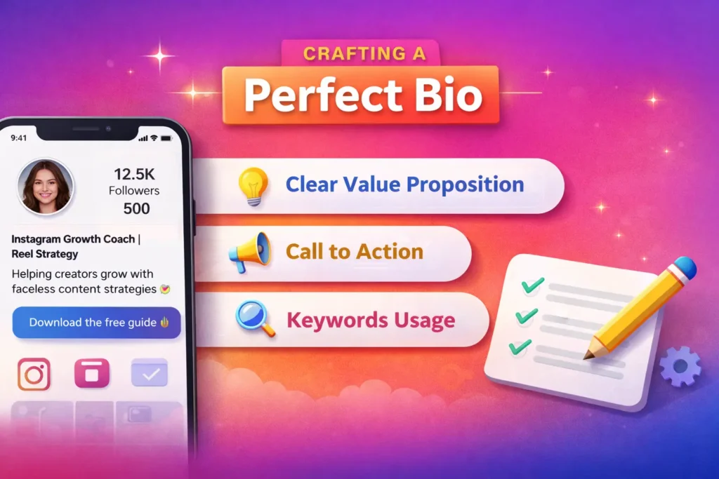 Tips for writing a great Instagram bio.