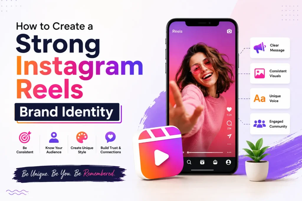 Instagram Reels branding strategy with consistent content style and visual identity.