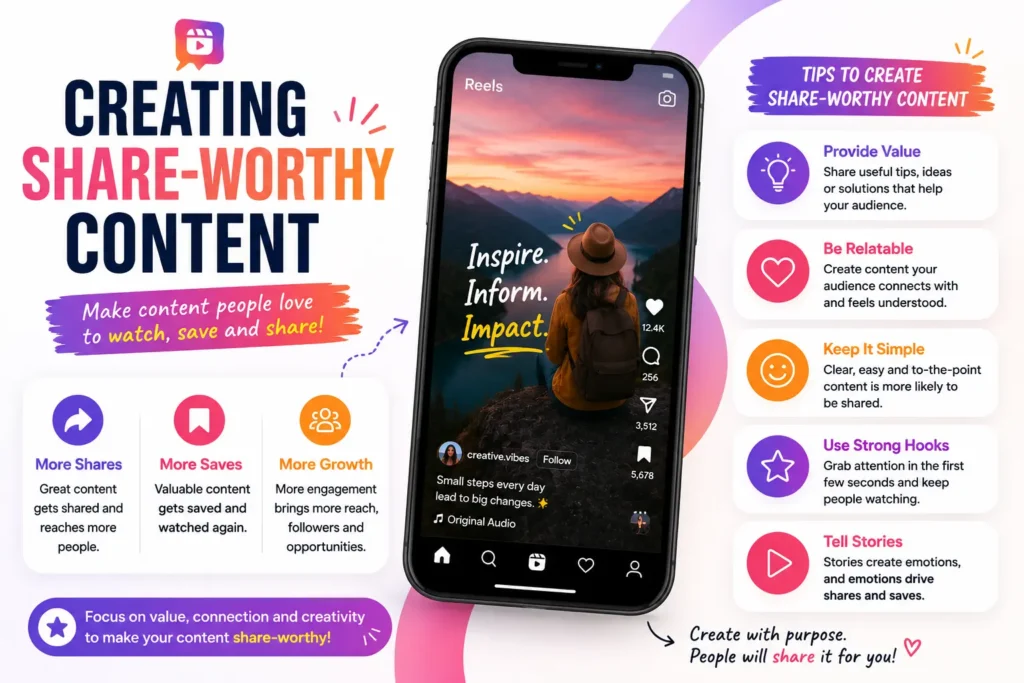 Tips and examples for shareable Instagram Reel content.
