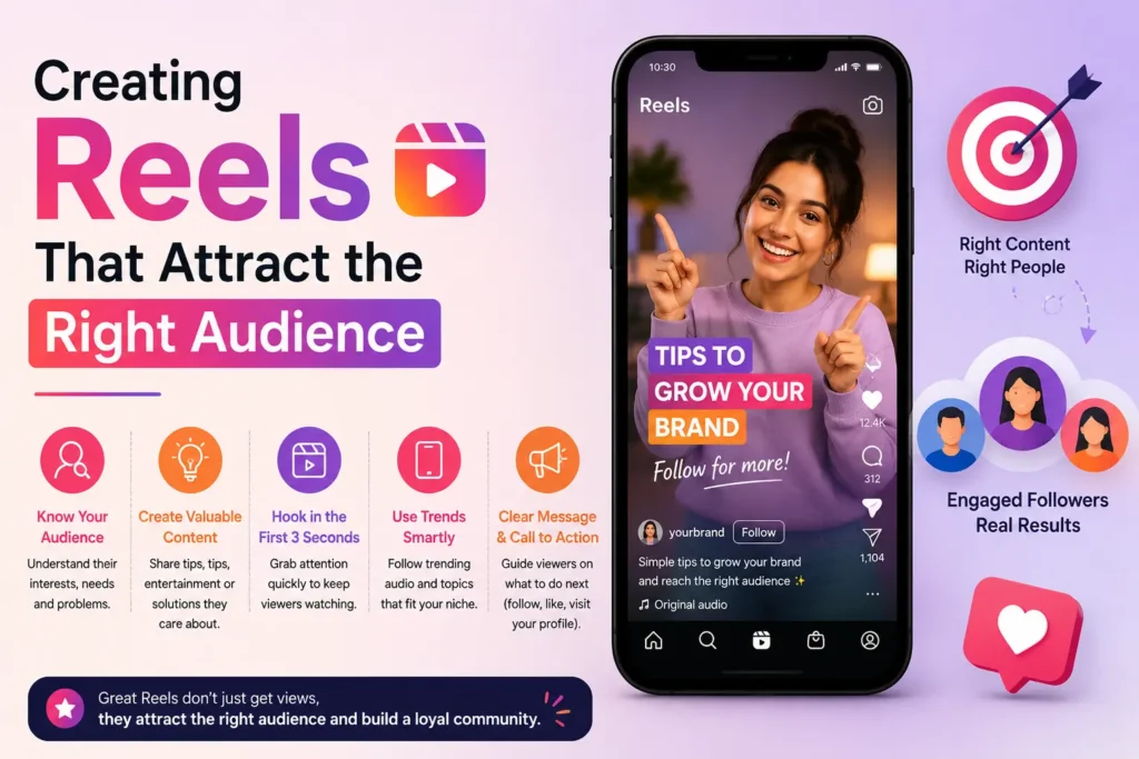 Instagram Reels tips to attract the right audience.